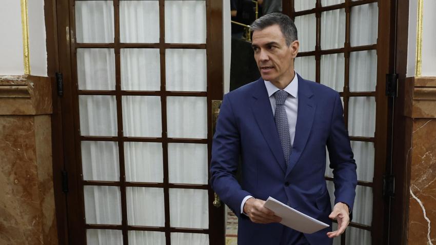 Sesión de control al Gobierno. Pedro Sánchez