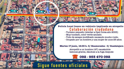 Cartel de la solicitud de colaboración ciudadana