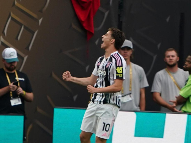 Los jugadores de la Juventus celebran un gol contra el Wydad