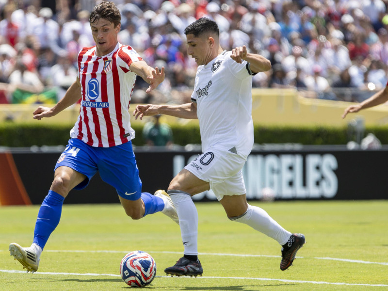 Le Normand y Savarino, en el Atlético - Botafogo del Mundial de Clubes