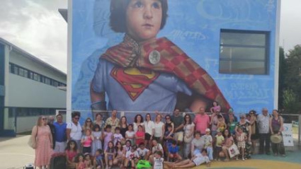 Mural 'Superheroes contra el bullying'