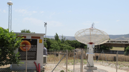 Las instalaciones de la estación meteorológica espacial de la UAH están ubicadas junto a la Facultad de Farmacia