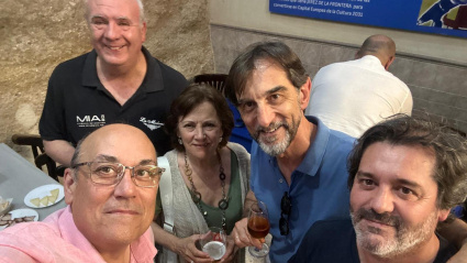 RAZONES JEREZ 2031 David Santos, Atilano Pacheco, Ana María López, Gabriel Álvarez y Miguel Ángel Segura