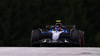 Carlos Sainz pilotando el Williams durante la calificación del GP de Austria
