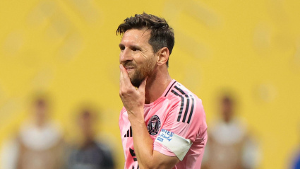 Messi, durante la derrota del Inter Miami contra el PSG