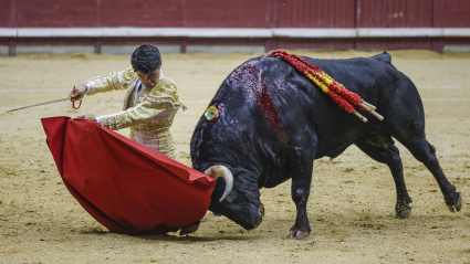 Jarocho, durante su actuación este domingo en Burgos