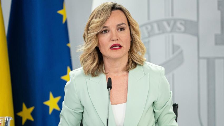 Pilar Alegría, Ministra de Educación y Formación Profesional de España y Portavoz.