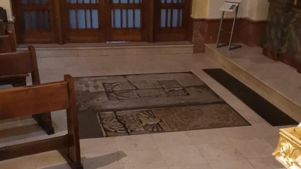 Así luce desde las 14:00 hs la concatedral de Santa María gracias a los trabajos de limpieza llevados a cabo por voluntarios, entre ellos el obispo Don Julián