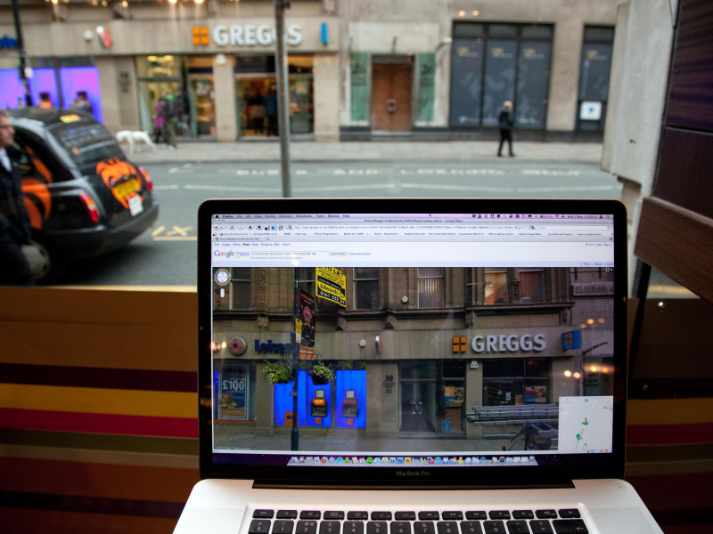 Google Street View y su comparación a pie de calle.