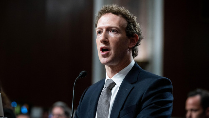 Mark Zuckerberg, fundador y CEO de Meta, durante una intervención en Washington