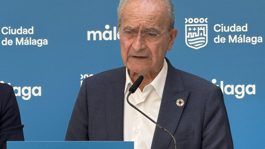 Francisco De la Torre, alcalde de Málaga esta mañana.