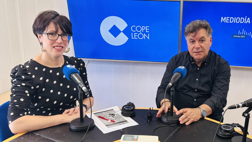 Luis González entrevistado en COPE León por Esther Peñalba Aller