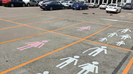 Nuevos pictogramas de aparcamiento en León