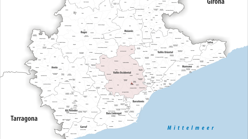 Badía del Vallés en la provincia de Barcelona