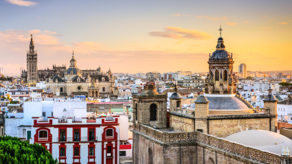 Vista panorámica de la ciudad de Sevilla