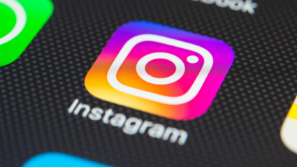 La aplicación Instagram en la pantalla de un smartphone.