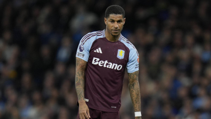 Marcus Rashford, en el Aston Villa