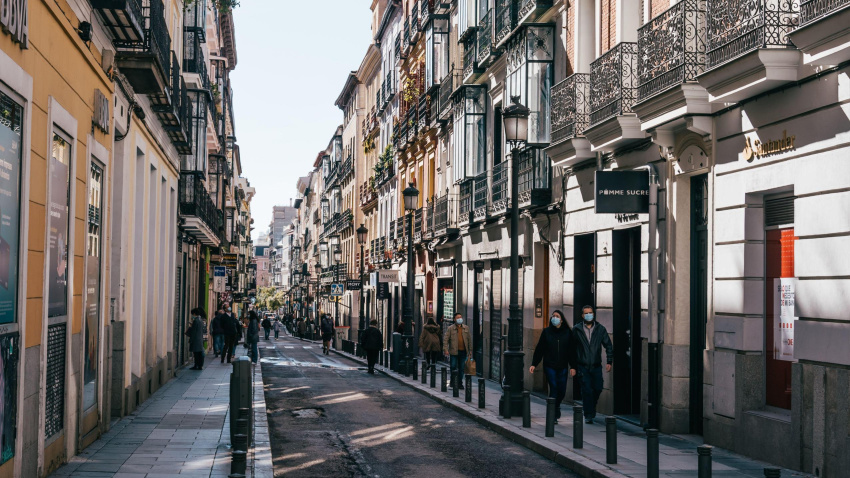 Comunidad de vecinos en Madrid, imagen de archivo