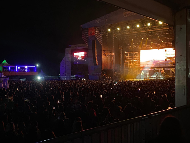Sebastián Yatra en el festival Música en Vivo en Santander