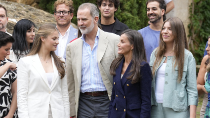 La Familia Real reunida