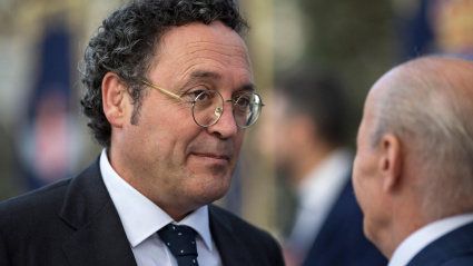 Álvaro García Ortiz en un primer plano