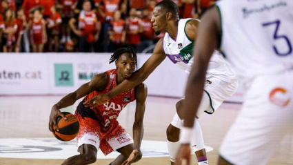 Badio y Sima, enfrentándose después de haber sido compañeros en Manresa