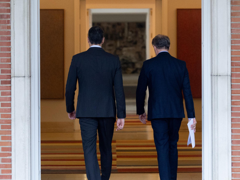 Pedro Sánchez y Alberto Núñez Feijóo