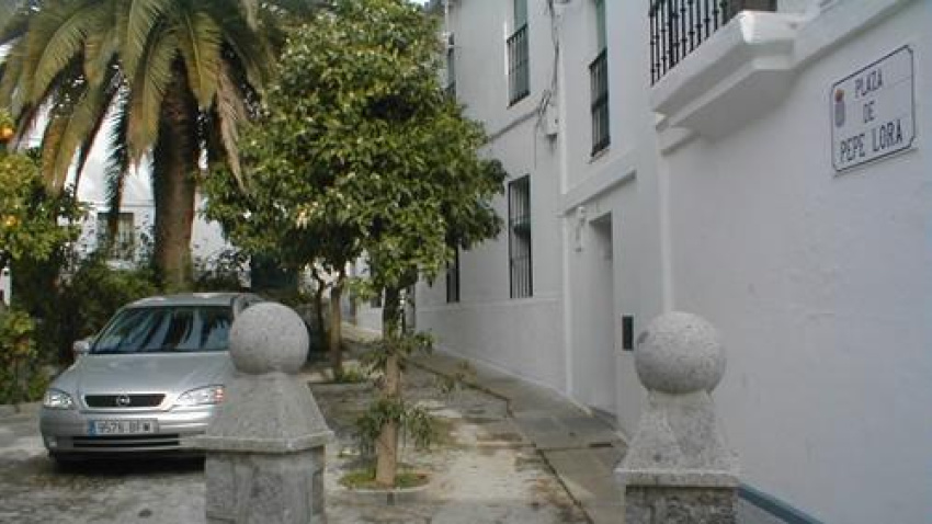 Plaza de Pepe Lora en el municipio de El Pedroso