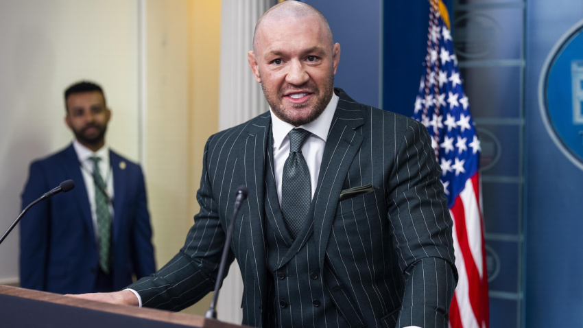 Connor Mcgregor hablando en La Casa Blanca