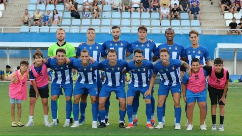 Once del CF Lorca Deportiva ante el CD Alcoyano
