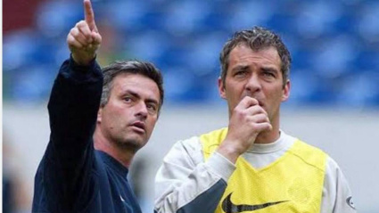 José Mourinho y Jorge Costa