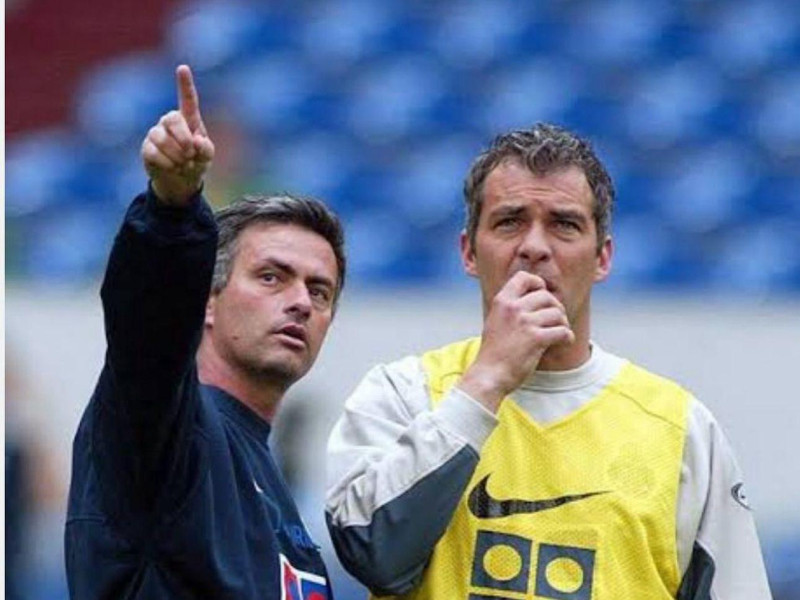 José Mourinho y Jorge Costa