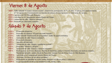 CARTEL XII MERCADO ROMANO