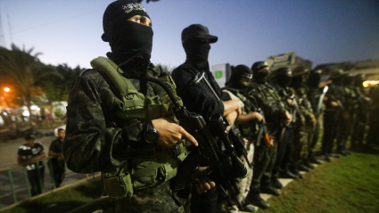 Miembros del grupo terrorista Hamás