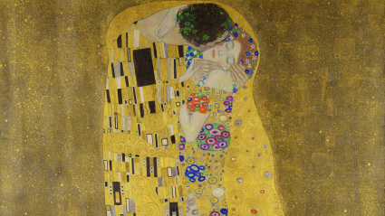 El beso de Gustav Klimt (1907)