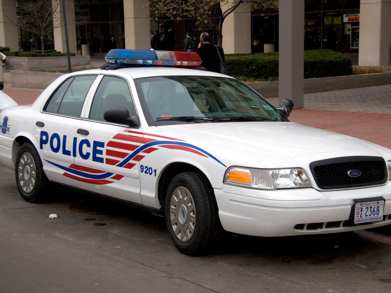 Coche de la Policía en Washington