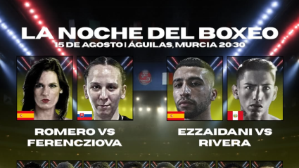 Cartel de la Noche del Boxeo en Águilas