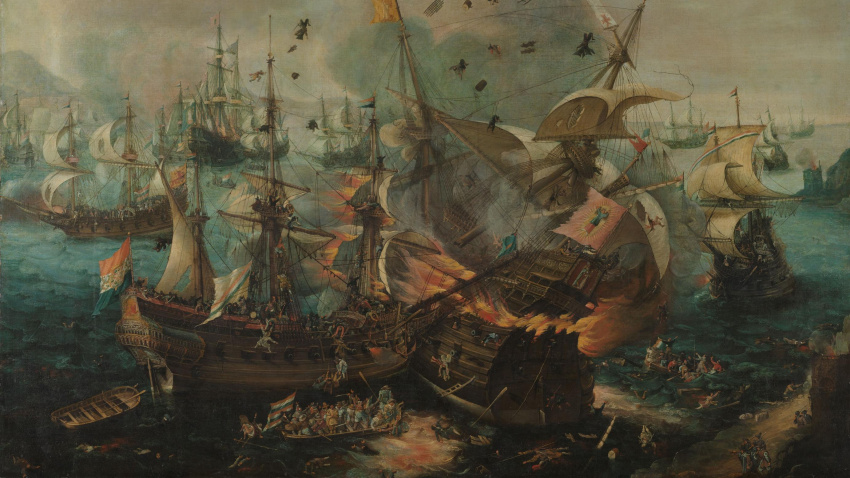 Abordaje naval de los buques de la Armada Española