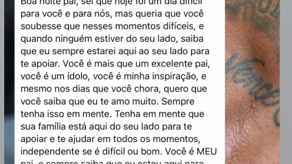 El mensaje del hijo de Neymar a su padre tras la goleada ante el Vasco de Gama