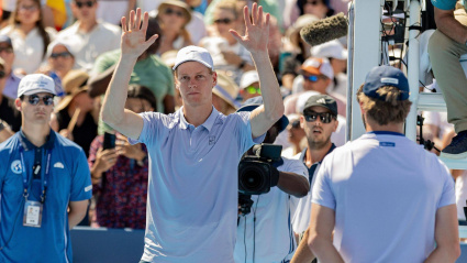 Jannik Sinner, en el Torneo de Cincinatti 2025