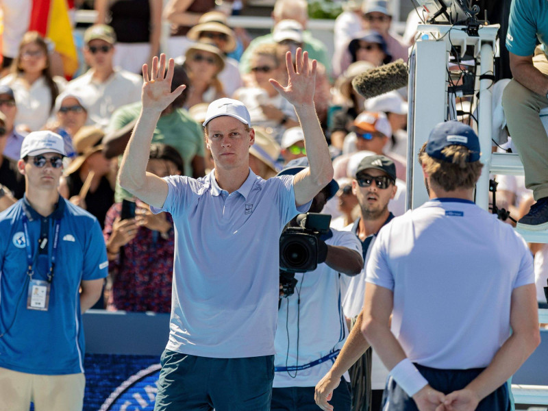 Jannik Sinner, en el Torneo de Cincinatti 2025
