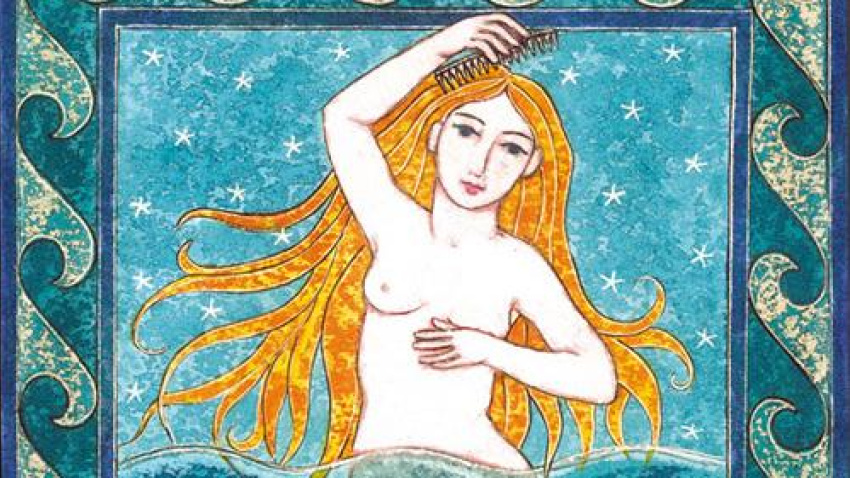 Pintura de una Dona d'Aigua