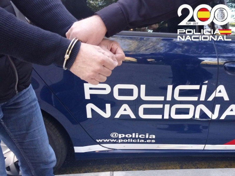 Arresto de la Policía Nacional