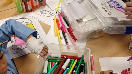 Un día de voluntariado en uno de los hospitales valencianos.