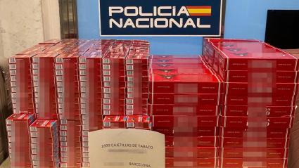 Mercancía incautada por la Policía Nacional