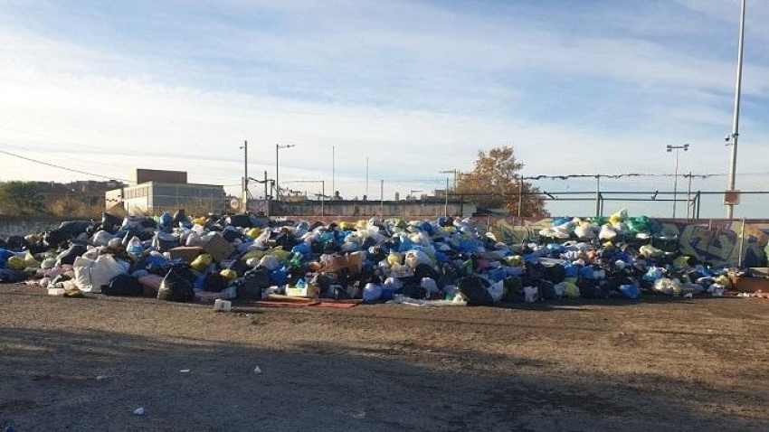 Basura sin recoger en Tarragona