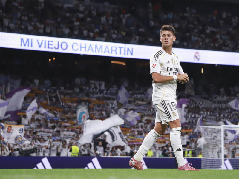 Arda Güler, autor del primer gol del Real Madrid ante el Mallorca