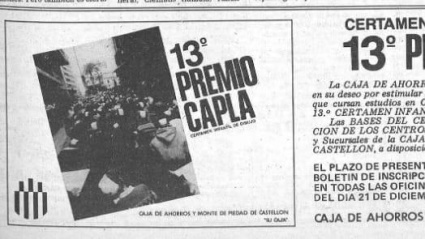 Premio Capla en 1985