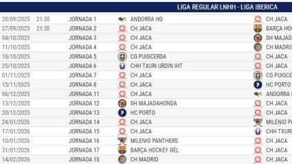 calendario del Club Hielo Jaca