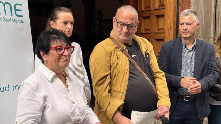 Nicolas en el acto del manifiesto